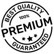 100 guaranteed premium product stamps of best quality logo design vector